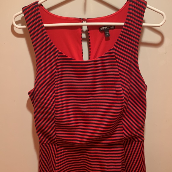 Express red and navy dress, size small - Picture 4 of 8